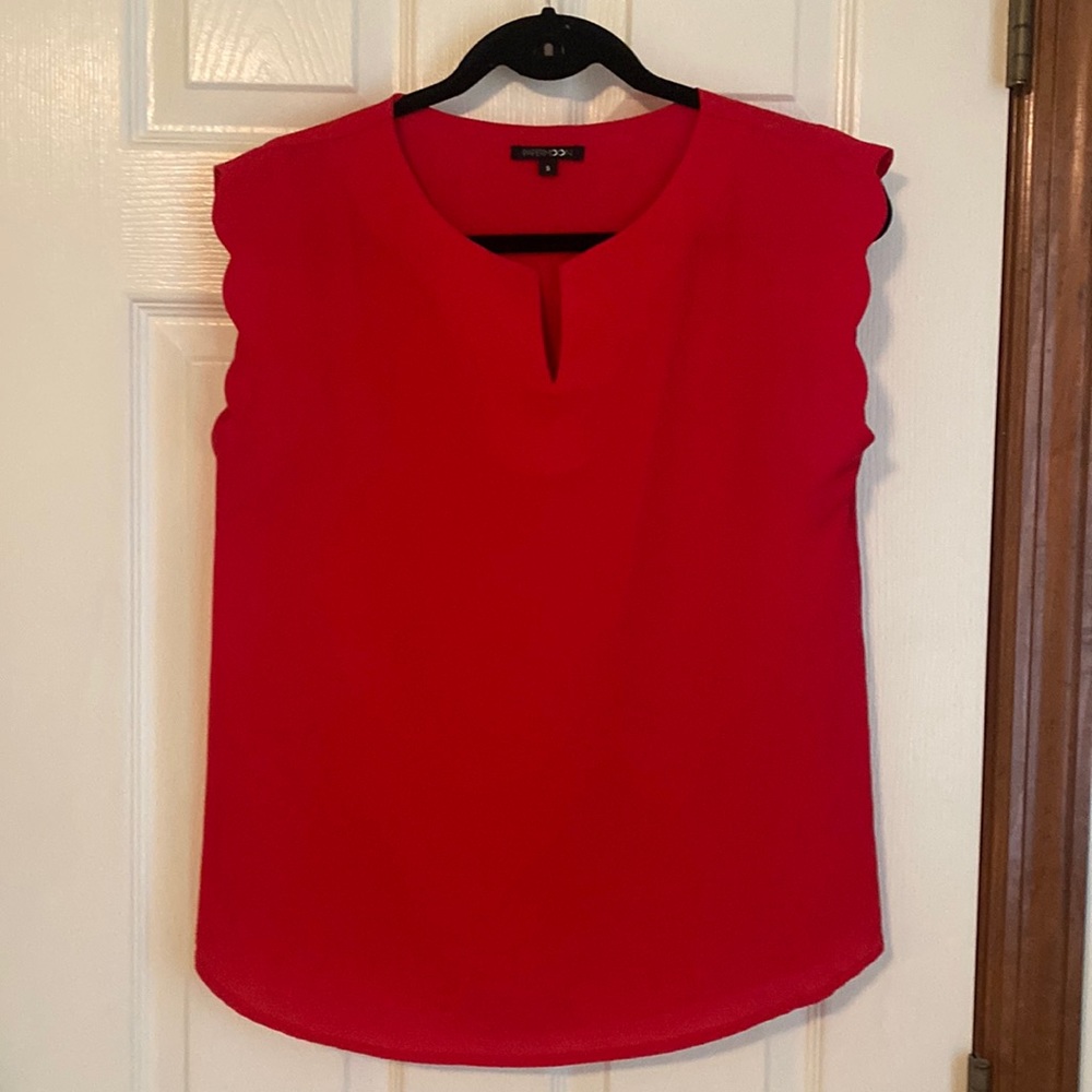 Papermoon Mariko Scallop Sleeve Blouse